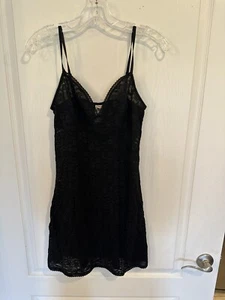 H&M nightwear women’s black lace Nightgown. Size medium. Adjustable straps  - Picture 1 of 7