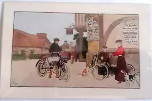 ADVERTISING Illust. FABBRE & GAGLIARDI Velocipedi and Automobili circa 1920 - Picture 1 of 2