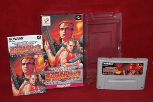 Contra Spirits (Super Famicom, SFC, 1992) Authentic Game Cartridge, CIB Complete - Picture 1 of 10