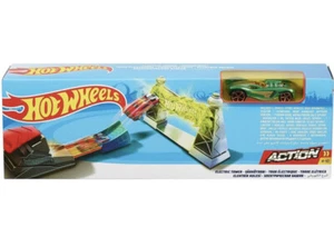 Hot Wheels Action Electric Tower Playset with Green Car Toy Fun Track FTH80 NEW - Picture 1 of 3