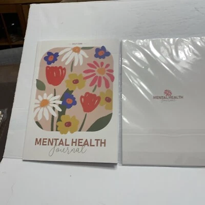 Mental Health Journal Self Care (2) Simple To Use Feeling, Gratitude, On My Mind - Image 1 of 2