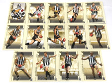 2003 SELECT AFL XL TRADING CARD FULL BASE CARD TEAM SET-COLLINGWOOD (14)
