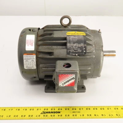 Baldor M3660T 3HP AC Electric Motor 3470RPM 208-230/460V 3PH 182T Frame Tested - Image 1 of 4