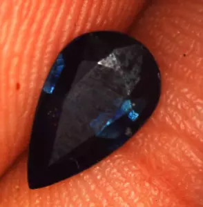 Precioso zafiro azul, natural, limpio y sin tratar, 1,3 cts - Imagen 1 de 10