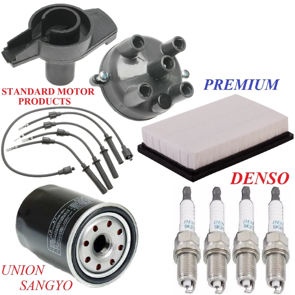 Tune Up Kit Filters Cap Spark plugs For CHRYSLER LEBARON L4 2.2L;Turbo 1988-1989 - Image 1 of 1