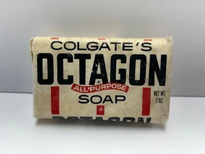 Vintage Colgate's Octagon All-Purpose Soap Net Weight 7 Oz - Picture 1 of 4