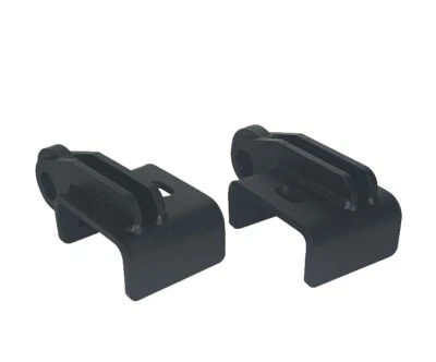 Nuevo 1 par de soportes de montaje de gancho de remolque delantero derecho y derecho para Toyota Tacoma 2009-2022 Foto 1 de 4