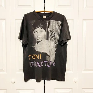 Vintage Toni Braxton Rap Tee T-Shirt XXL 90s Original Faded R&B Single Stitch - Bild 1 von 13