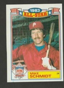 1983 All-Star Game/ Commemorative Set Card 15 of 22 - Mike Schmidt   M/NM - Picture 1 of 1