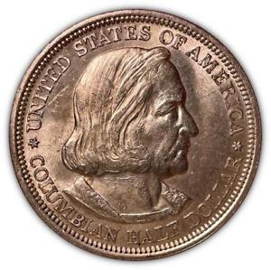 1892 Columbian Exposition Half Dollar  Brilliant Uncirculated BU Coin #2824
