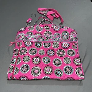 VERA BRADLEY Hanging TRAVEL Garment Bag Cupcakes Pink LUGGAGE quilted - Picture 1 of 10