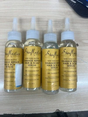 4 Shea Moisture Hair & Scalp  Oil Strengthen & Restore Hair Serum 2oz ea - Image 1 of 3