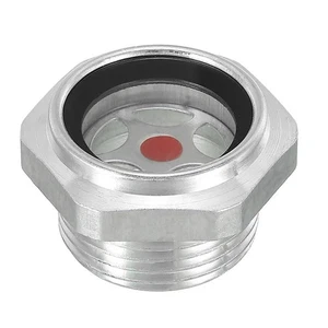 Aluminum Oil Level Mirror Oil Level Monitor Burr-free Edges Cold Shock Resistant - Picture 1 of 12