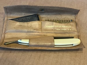 Vintage Durham Duplex Razor & Case And Blades ~ Patented: May 28, 1907 - Picture 1 of 10