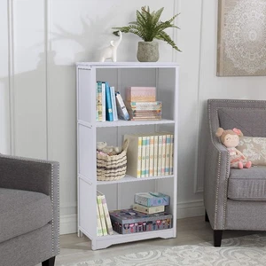 Wooden Bookcase Cube Storage Unit Open Book Shelving Display Shelves Shelf Stand - Picture 1 of 10