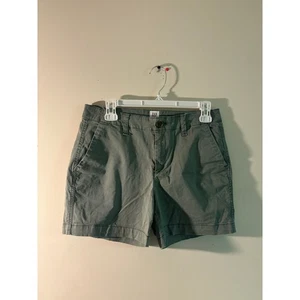 GAP City Shorts Damen Größe 4 | Klassische Khaki Chino Shorts Freizeit Sommer Style - Bild 1 von 4