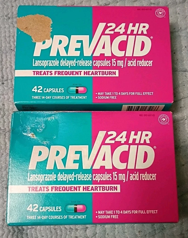 Prevacid 24HR Lansoprazol Cápsulas de Liberación Retardada 42ct *LOTE DE 2* CADUCIDAD 10/2026+ Foto 1 de 1