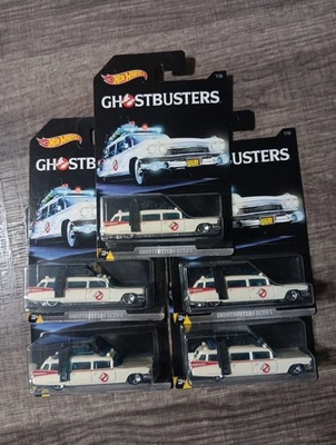 2016 Hot Wheels Walmart Ghostbusters PHASTASM #6 Lot Of 5 - Image 1 of 3