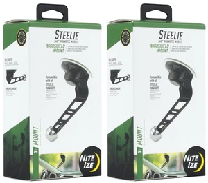 Support de pare-brise magnétique 360° Nite Ize Steelie (lot de 2) - Photo 1 sur 8
