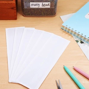 32 Stück Transparent Selbstklebend Etiketten Tasche Kartenhalter Klarsichttaschen Schublade - Bild 1 von 12
