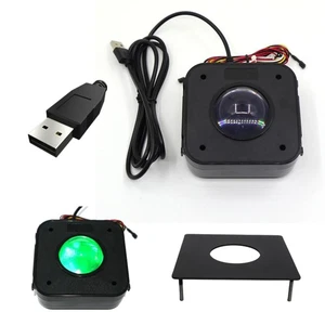USB Arcade Gioco Trackball Mouse Illuminato LED Rotondo 4,5 cm Connettore USB con... - Foto 1 di 9