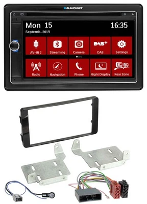 Blaupunkt Bluetooth DAB 2DIN USB DVD MP3 Autoradio für Mitsubishi ASX (ab 2015) - Bild 1 von 4