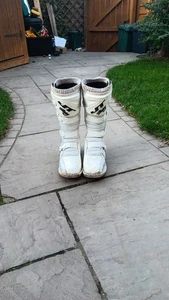 JT racing 2015 Model PODIUM Motorcross Boots US 10 EU 43 White - Picture 1 of 12