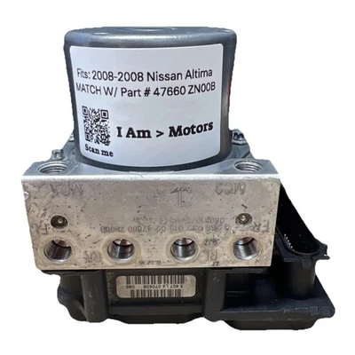 Módulo de bomba de freno ABS reacondicionado 2008 2009 Nissan Altima | 47660 ZN00B Foto 1 de 4