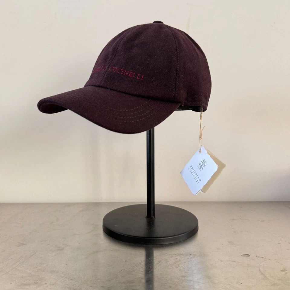 Gorra Brunello Cucinelli Lana Pico Otoño Invierno Lujo Unisex Moda Sombrero Foto 1 de 4