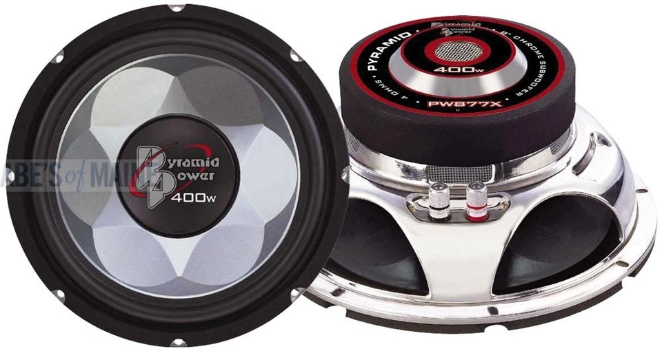 6" Car Audio Speaker Subwoofer - 300 Watt High Power Bass Surround Sound Ster... - Image 1 of 1