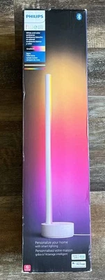 Lámpara de mesa Philips Hue Gradient Signe 22" de alto blanca Foto 1 de 4
