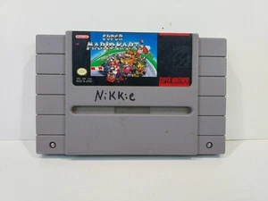 Carro Super Mario Kart Super Nintendo SNES auténtico probado - Imagen 1 de 4