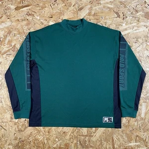 Vintage Y2K Polo Ralph Lauren Sport Motocross Jersey Green Size L - Picture 1 of 3
