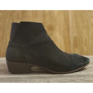 Aquatalia Franca Side Zip Ankle Booties Women's Size 6.5 Black - Picture 1 of 12