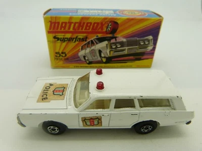 Matchbox Lesney Superfast 55 Mercury Police Car in original box - Image 1 of 4