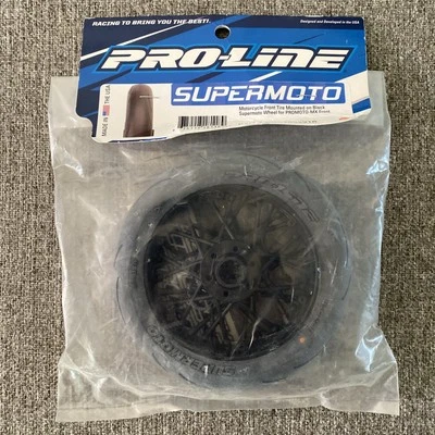 Pro-Line 1022210 1/4 Supermoto Tire Front mounted Black Wheel: PM-MX - Image 1 of 3