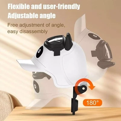 Unique Cartoon Helmet Rider Motorcycle Phone Holder Waterproof & Sunshade - Image 1 of 4