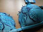 LUNA Swimsuit Bra 100 B 100B Blue Hulls Preformees Sexy