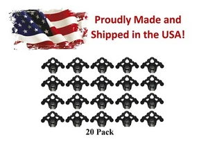 20 PLASTIC BLACK Roof Ice Guard Snow Guard Stops for Standing Seam Metal Roofing - Picture 1 of 20