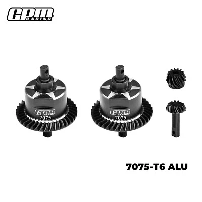 GPM Carbon Steel + 7075 Alloy F&R Complete Diffs TRAXXAS Slash 4X4 XO-01 Jato 4S - Image 1 of 4