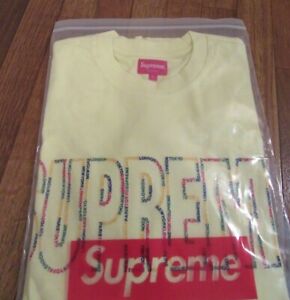 Supreme Long Sleeve Yellow Shirts for Men for sale | eBay