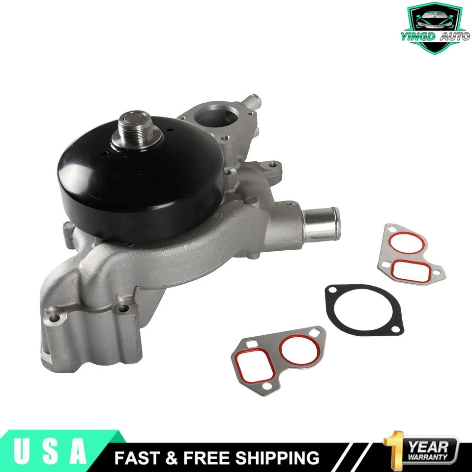 Water Pump For Cadillac Escalade 2007 2008 2009 2010 11 12 13 14 V8 6.2L 376cid - Image 1 of 4