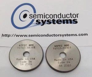 2 HERRAMIENTAS DE MOLIENDA DE BORDE SMI MUELA DE DIAMANTE NIFEC 600 SVGSTC ADT K&S 1 - Imagen 1 de 12