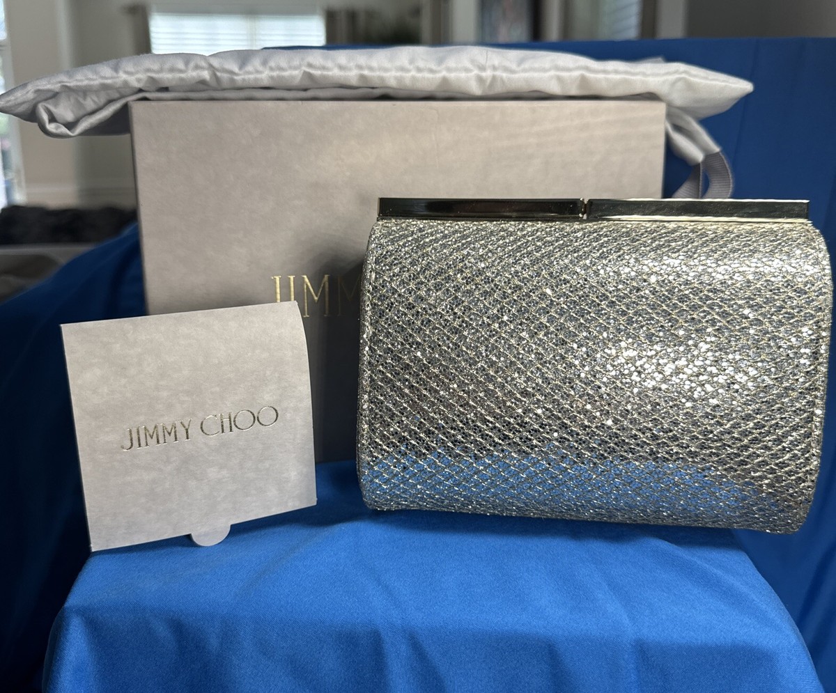 JIMMY CHOO ビジュークリスタル ラフィア 2WAY トップハンドル JIMMY CHOO ビジュークリスタル 2WAY トップハンドル (M) (Jimmy