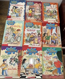 JIGSAW JONES MYSTERY Series lot of 9 paperback chapter books by James Preller - Picture 1 of 2