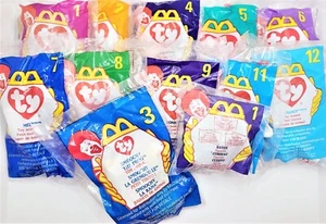 McDonald's 1998 Ty Beanie Babies - Set di 10 su 12 con sostituzioni bonus  - Foto 1 di 7