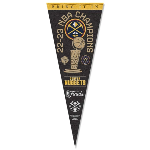 Denver Nuggets 2023 NBA Finals Champions Full Size Pennant Flag Banner Cover