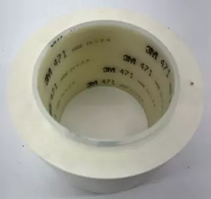 3M 471 Vinyl Tape - 3" x 36 yds, White - Picture 1 of 5