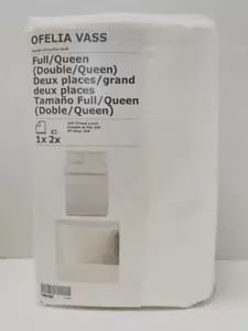 IKEA OFELIA VASS KING Piumone e 2 Coprisedili, BIANCO, 701.330.25 - NUOVO SIGILLATO - Foto 1 di 2