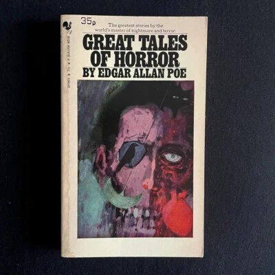 Edgar Allan Poe - Great Tales Of Hortor - Bantam Books - 1973 Vintage Horror - Image 1 of 4